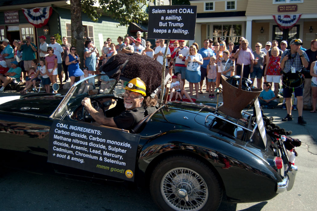 "Coal ingredients ... mmm good." The 2017 Beverly Farms Horribles Parade (Greg Cook)