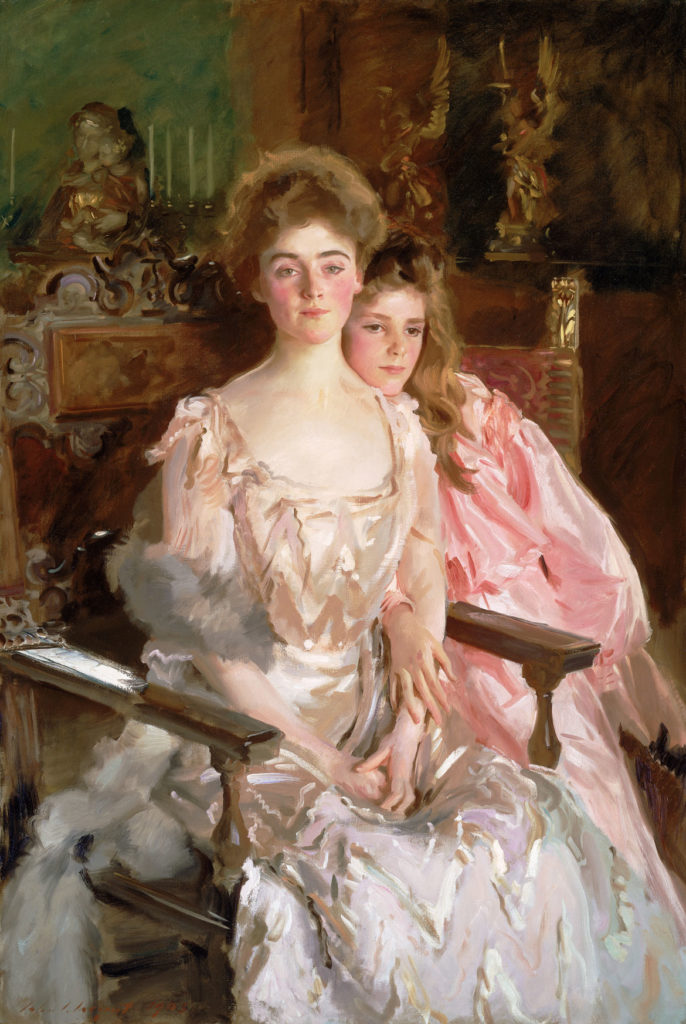 John Singer Sargent, "Mrs. Fiske Warren (Gretchen Osgood) and Her Daughter Rachel," 1903, oil on canvas. (Courtesy Museum of Fine Arts, Boston)