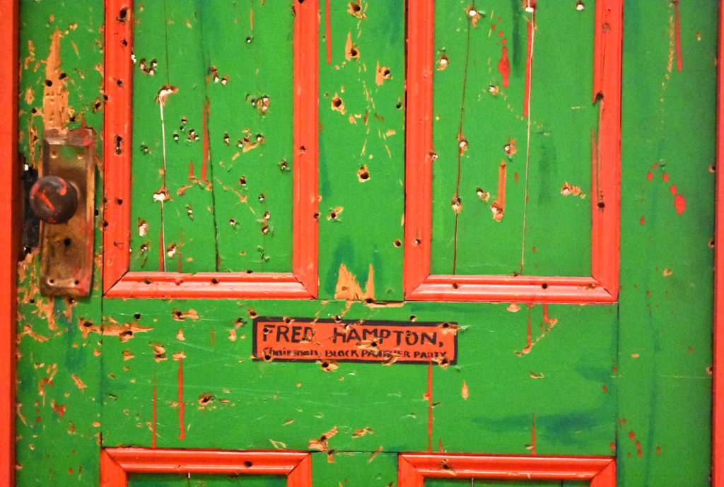 Dana Chandler's “Fred Hampton’s Door 2," 1975.