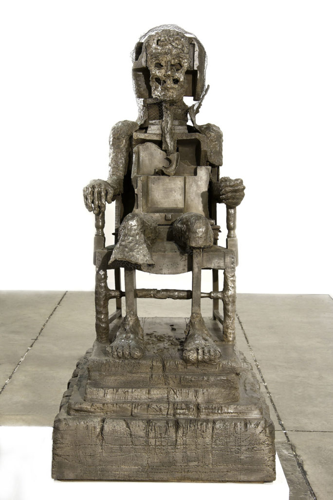 Huma Bhabha, “The Orientalist,” 2007, bronze. (© Huma Bhabha)