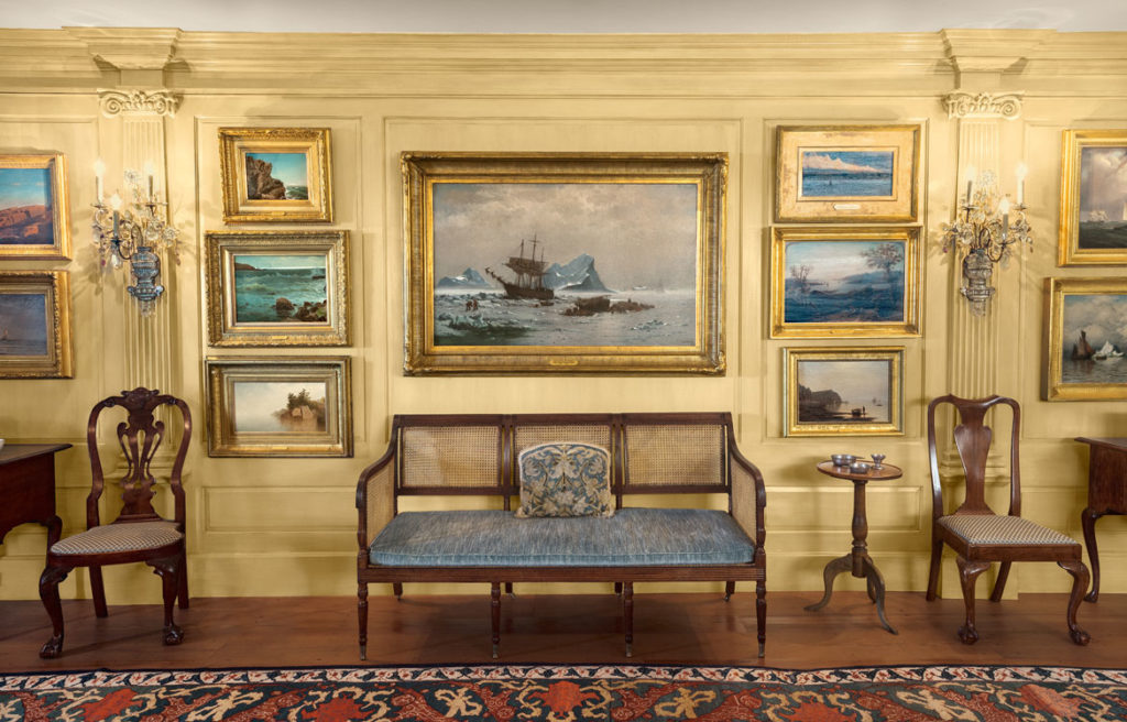 View of East Room, Peter Lynch Marblehead Neck House. (© Peabody Essex Museum. Photo: Kathy Tarantola.)