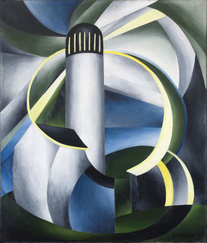 Ida O'Keeffe "Variation on a Lighthouse Theme IV," c. 1931-32. oil on canvas. (Courtesy Clark Art Institute)