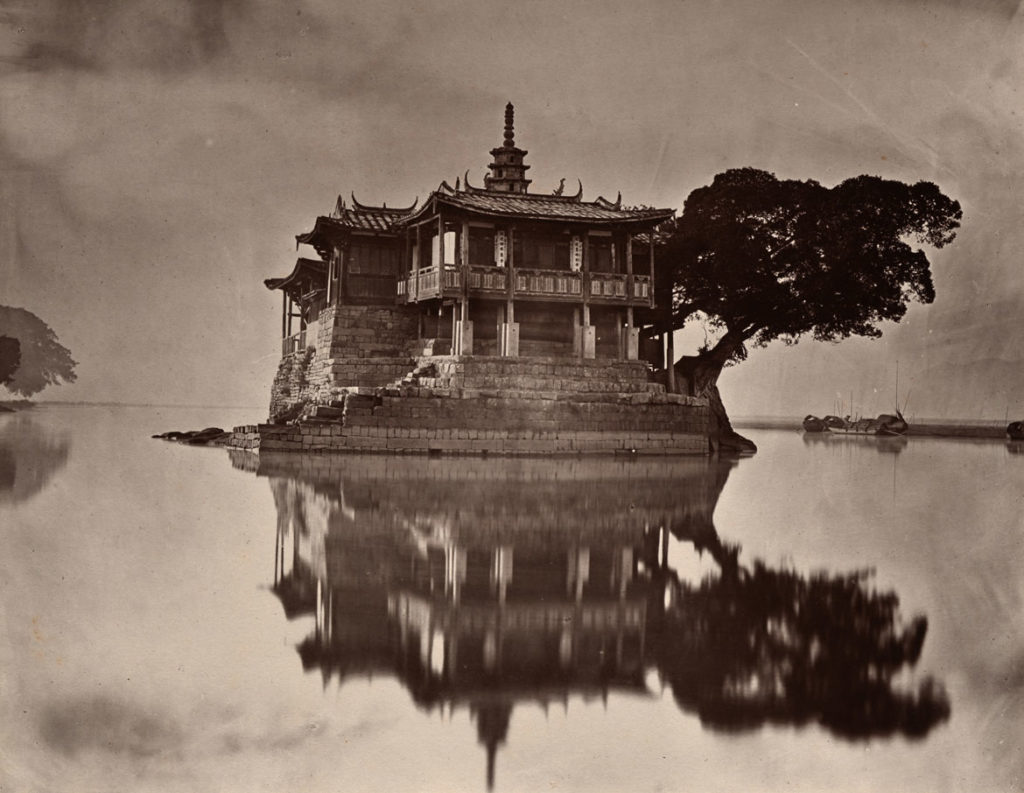 John Thomson, "The Island Pagoda," 1873, carbon print. (© Peabody Essex Museum.)