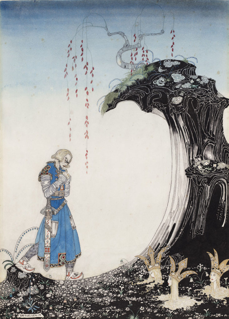 Kay Nielsen, illustration from "East of the Sun and West of the Moon, Old Tales from the North," published 1914. (Courtesy Museum of Fine Arts, Boston)