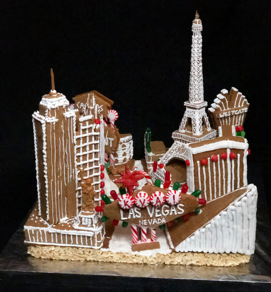 Kennedy & Violich Architecture's "I Am a Monument" in Gingerbread Design Competition and Exhibition, Boston Society of Architects Space, Dec. 17, 2019. (Courtesy)