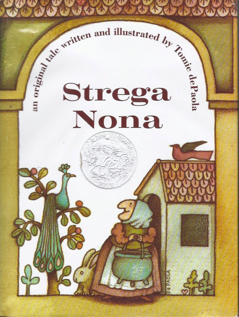 Tomie DePaola, cover of "Strega Nona," 1975.