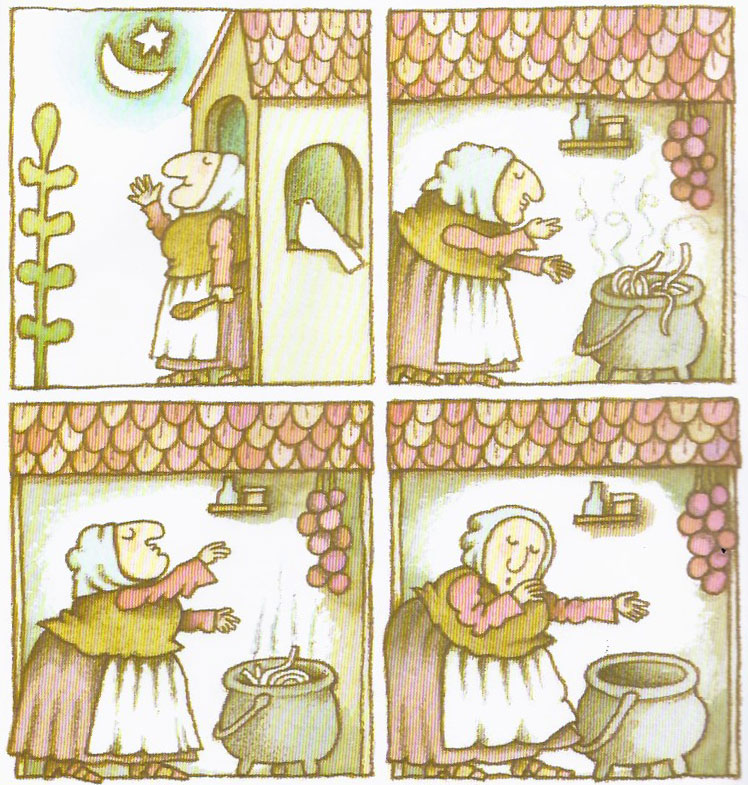 Tomie DePaola, from "Strega Nona," 1975.