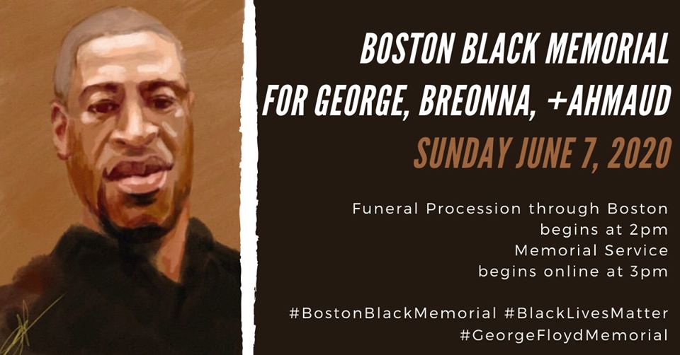 Boston Black Memorial for George, Breonna + Ahmaud in Boston, June 7, 2020.