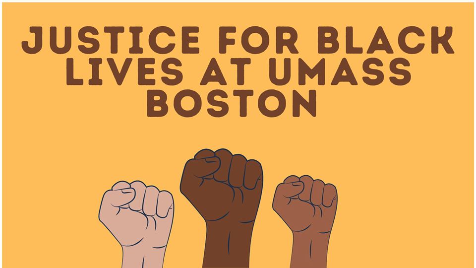 Justice for Black Lives at UMB at Campus Center, UMass Boston, June 6, 2020.