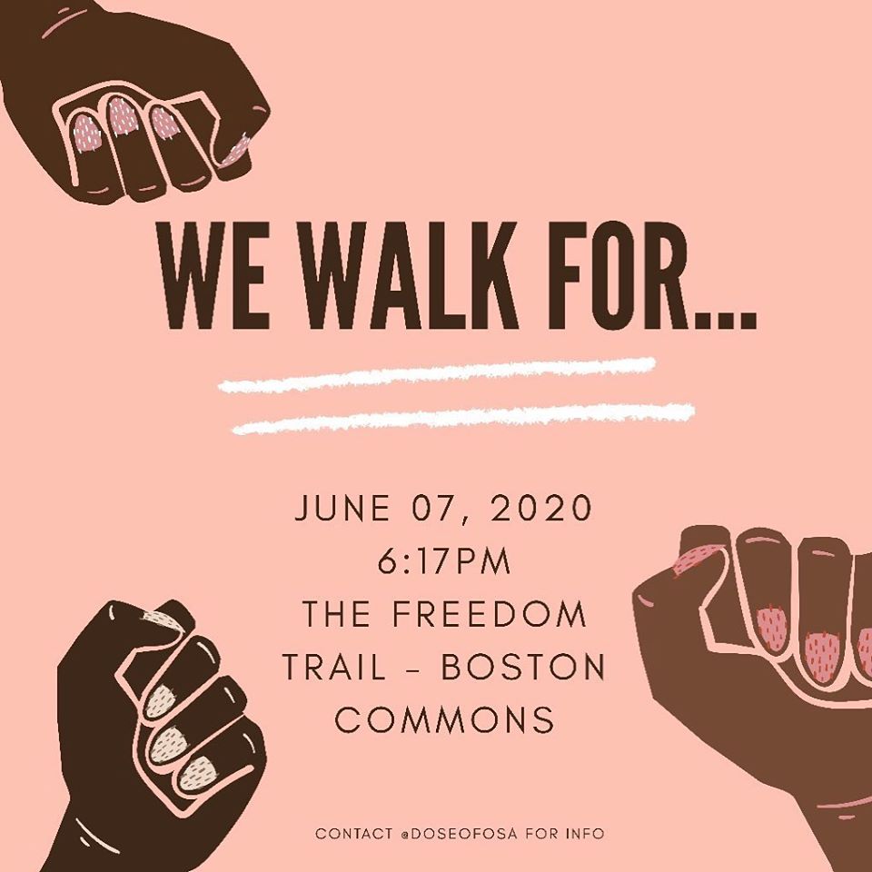 We Walk For… at Boston Common, June 7, 2020.