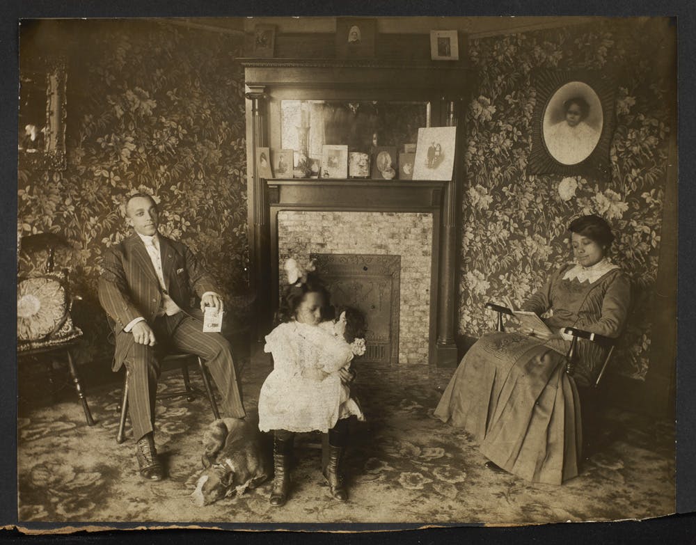 J.C. Patton, Indianapolis, IN. Domestic scene, ca. 1915