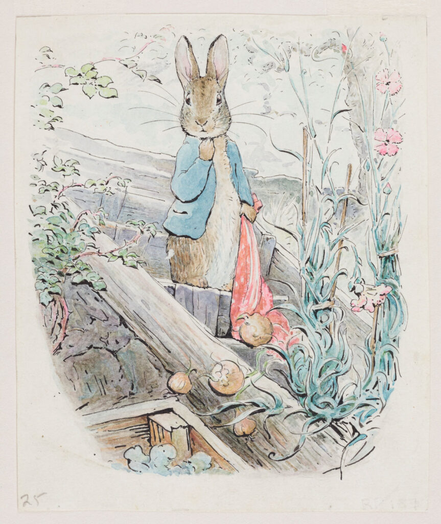 View across Esthwaite Water, by Beatrix Potter, 21 November 1909. Linder Bequest. © Victoria and Albert Museum, London, courtesy Frederick Warne & Co Ltd.
