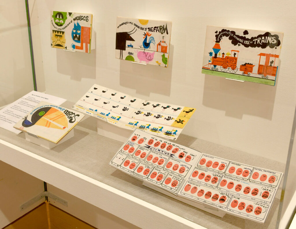 Book dummies from "I Could Do That! The Picture Book Art of Ed Emberley" at the Eric Carle Museum, Amherst, December 18, 2021, to June 12, 2022. *(Courtesy)