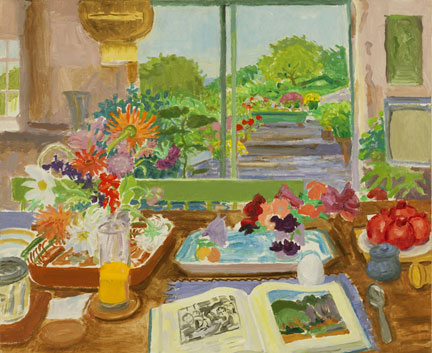 picBlaine_Summer-Interior-with-Open-Book_1986_oil-on-canvas_28x34in_72dpi