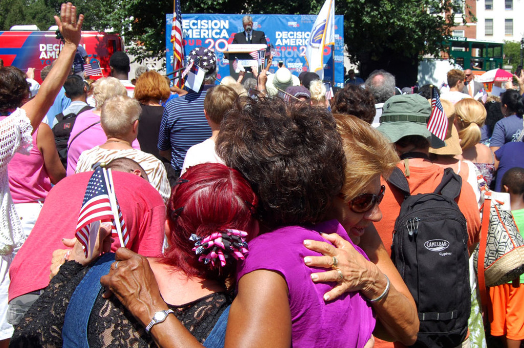 Franklin Graham's “Decision America Tour" prayer rally on Boston Common, Aug. 30, 2016. (Greg Cook)