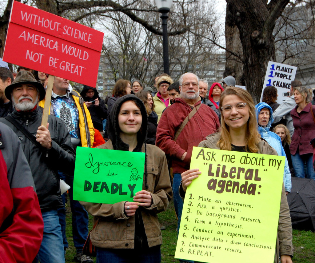 "March for Science" at Boston Common, April 22, 2017. (Greg Cook)