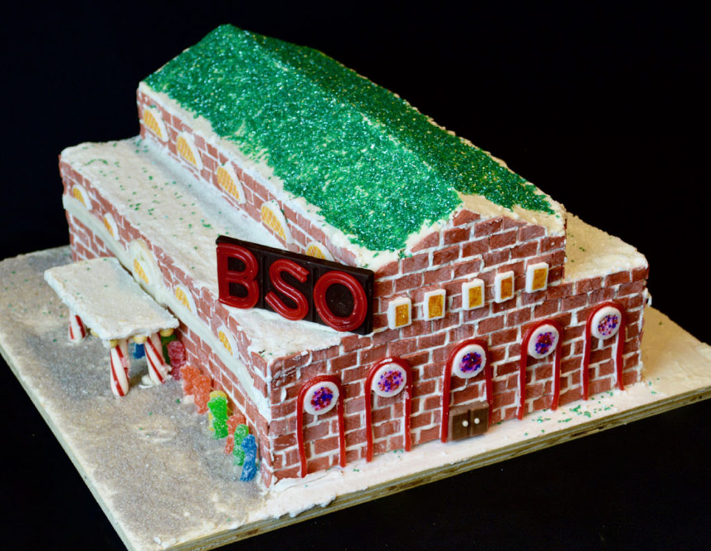 The Boston Symphony Orchestra is turned into the "Boston Sweet Symphony" Acentech. (Courtesy BSA Space)