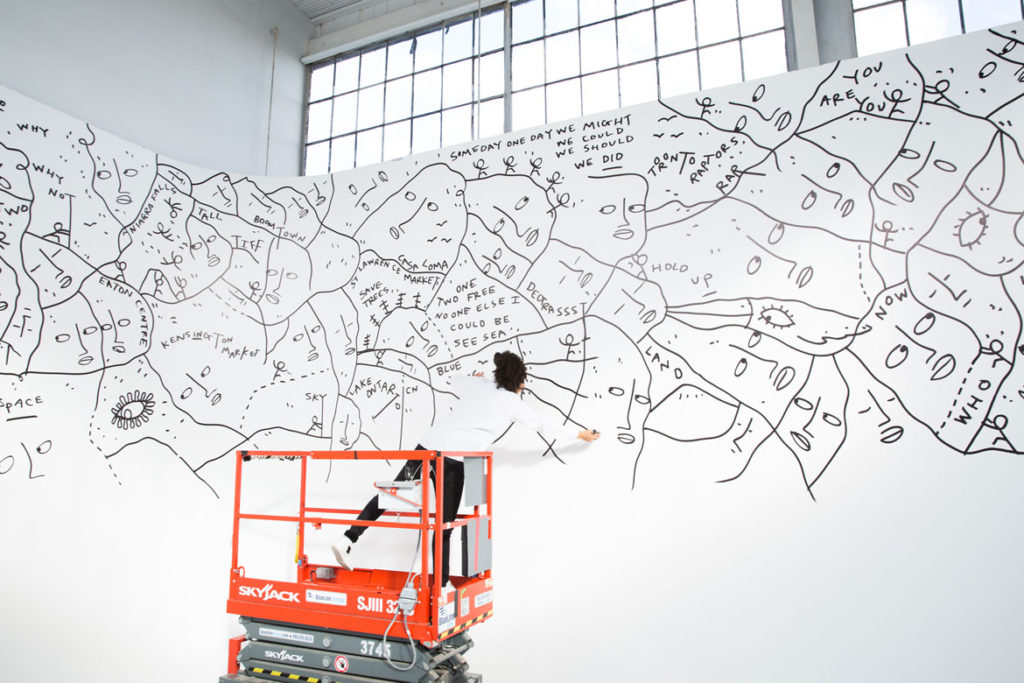 Shantell Martin drawing. (Courtesy of the artist)