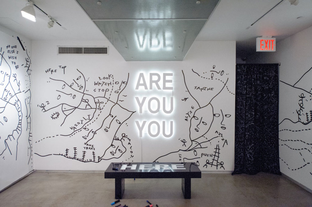 Shantell Martin wall drawing. (Courtesy of the artist)