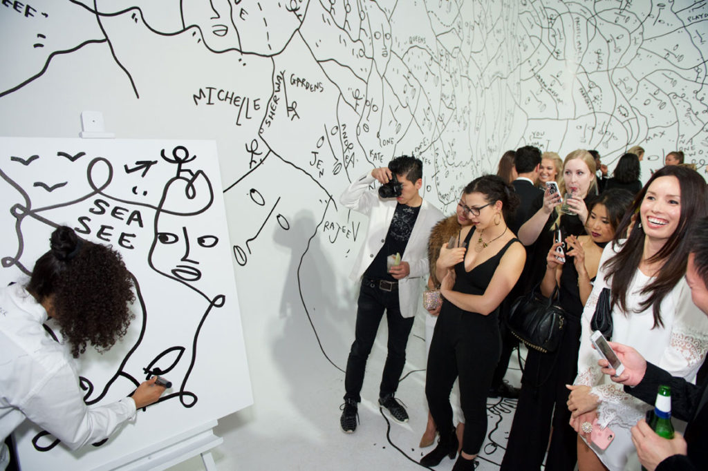 Shantell Martin drawing. (Courtesy of the artist)