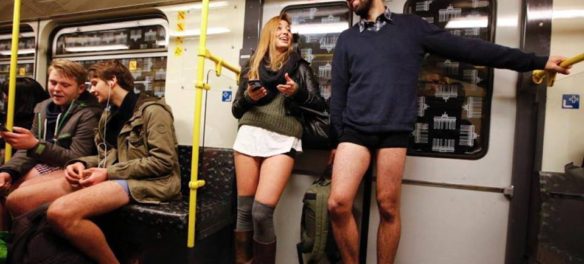 No Pants Subway Ride. (Courtesy)