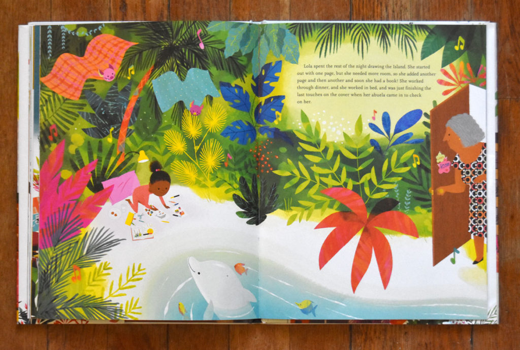 "Islandborn" authored by Junot Diaz and illustrated by Leo Espinosa.