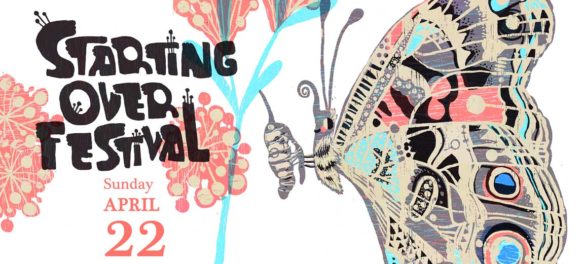 "Starting Over Festival" poster by Kari Percival.