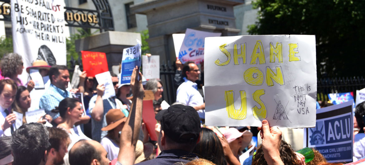 "State House action to protect immigrant families in Massachusetts" at Massachusetts State House, Boston, June 20, 2018. (Greg Cook)