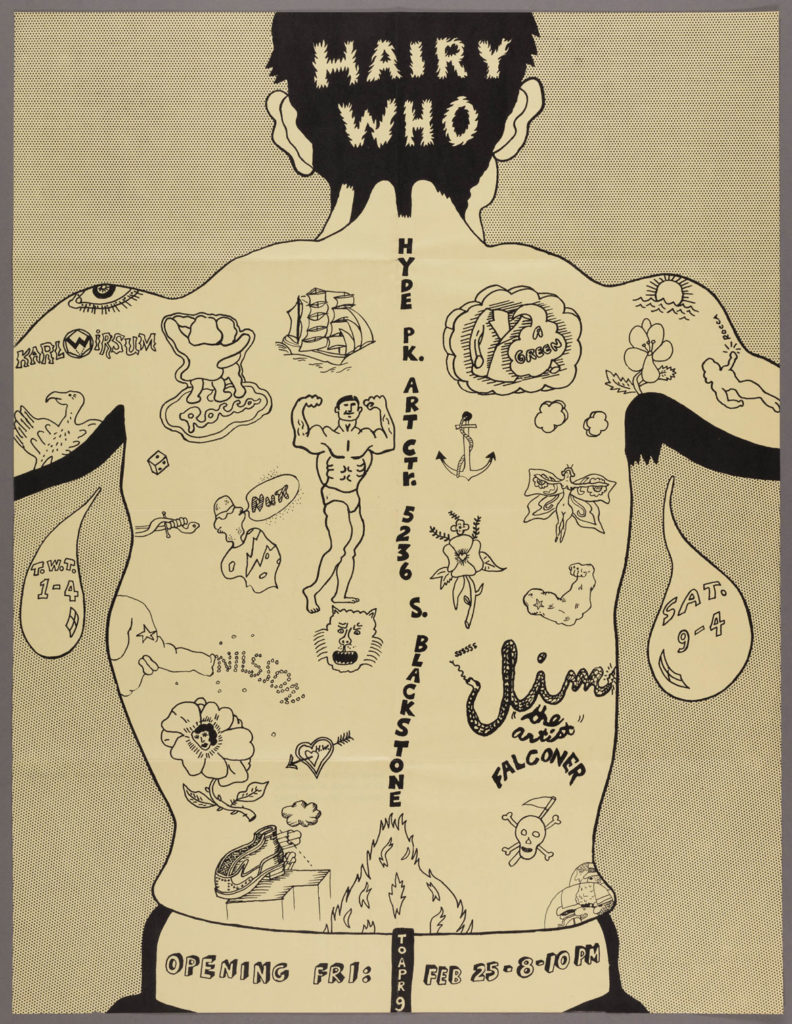 Jim Falconer, Art Green, Gladys Nilsson, Jim Nutt, Suellen Rocca, and Karl Wirsum, "Hairy Who," 1966.