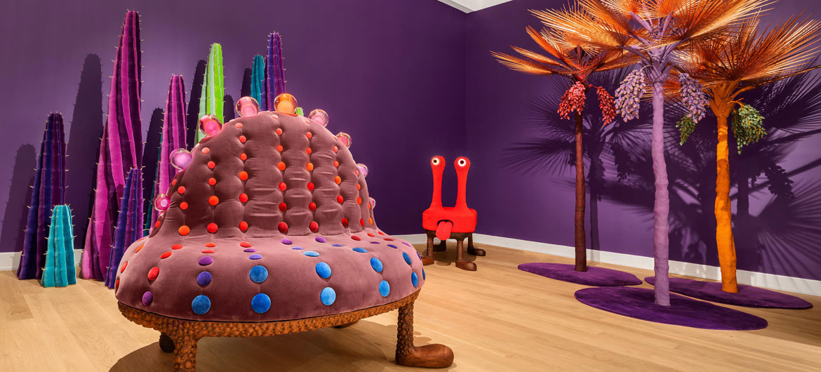 The Haas Brothers, "Ferngully" at The Bass Museum of Art, Florida, December 5, 2018 – April 21, 2019. (Photo: Zachary Balber; courtesy The Bass)