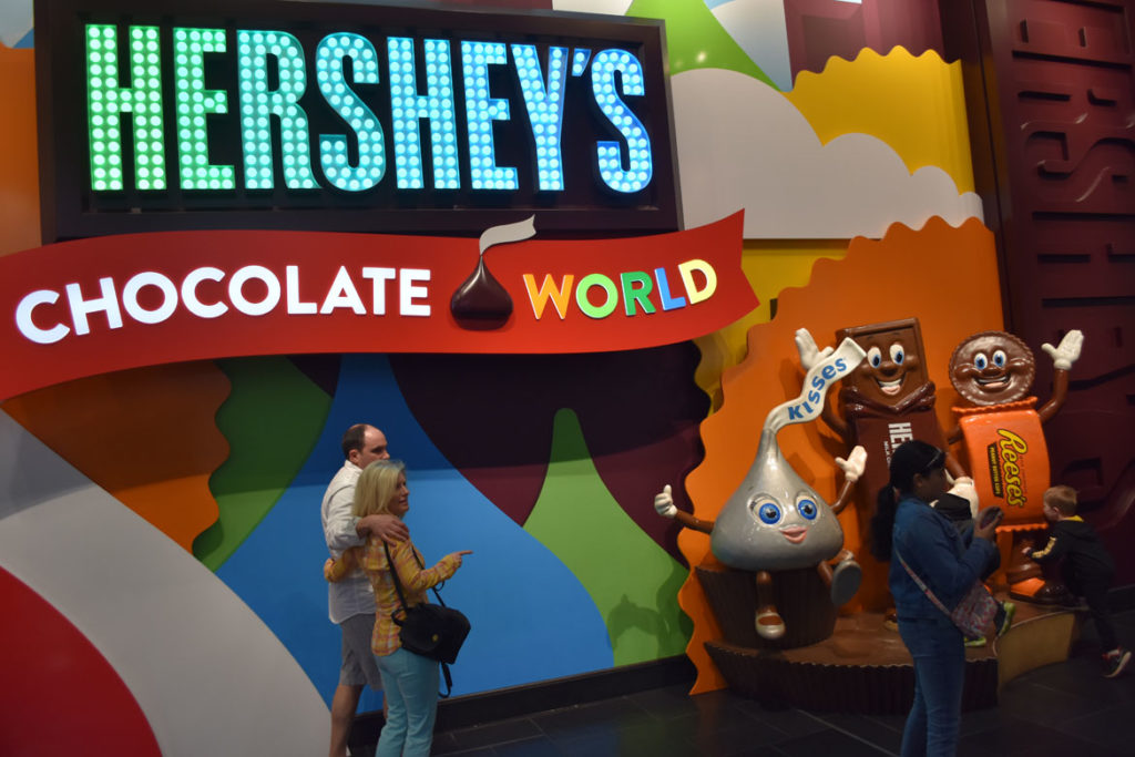 Hershey’s Chocolate World, Hershey, Pennsylvania, April 14, 2019. (Greg Cook)