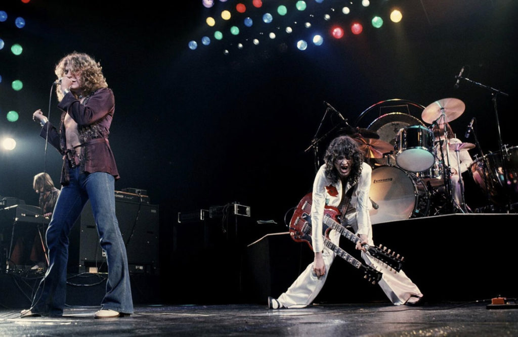 Neal Preston photo of Led Zeppelin.