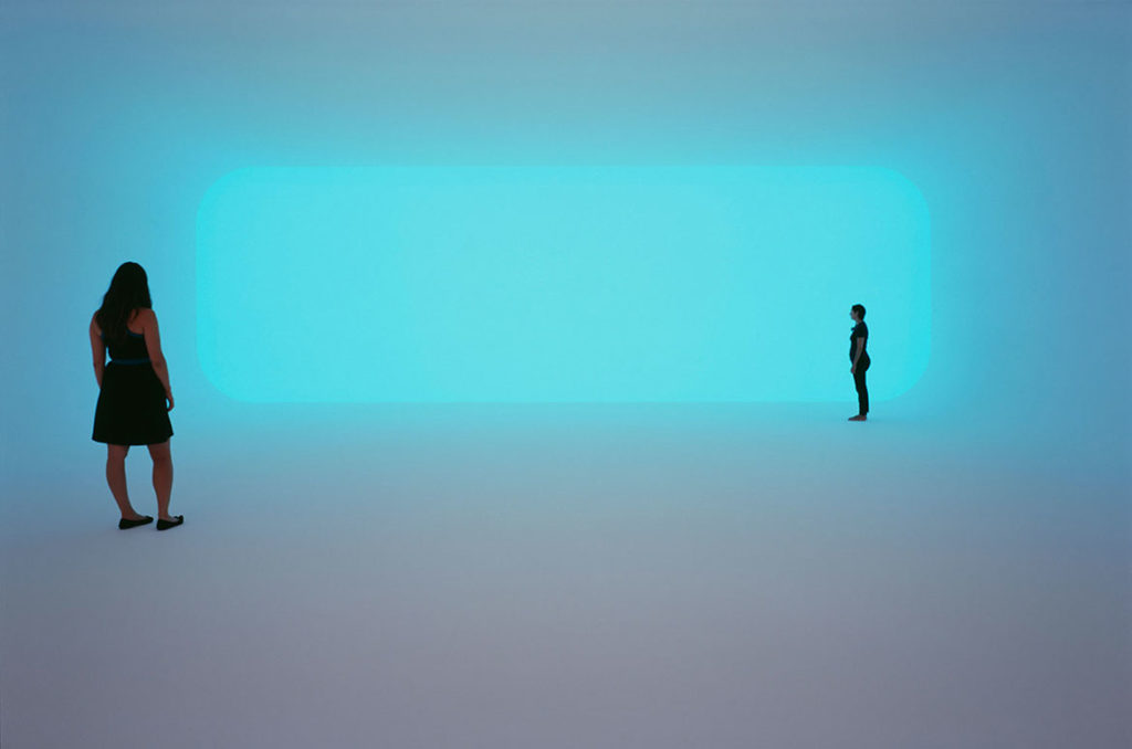 James Turrell, "Perfectly Clear," 1997, at Mass MoCA, North Adams. (Courtesy)