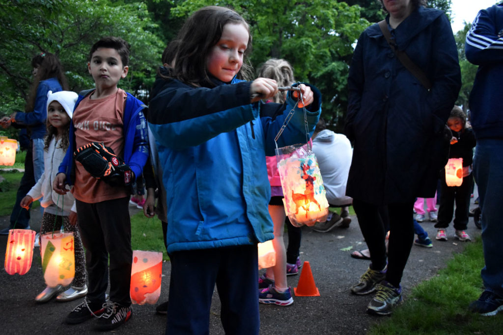 Lantern Walk at Fellsmere Pond, Malden, June 1, 2019. (Greg Cook)