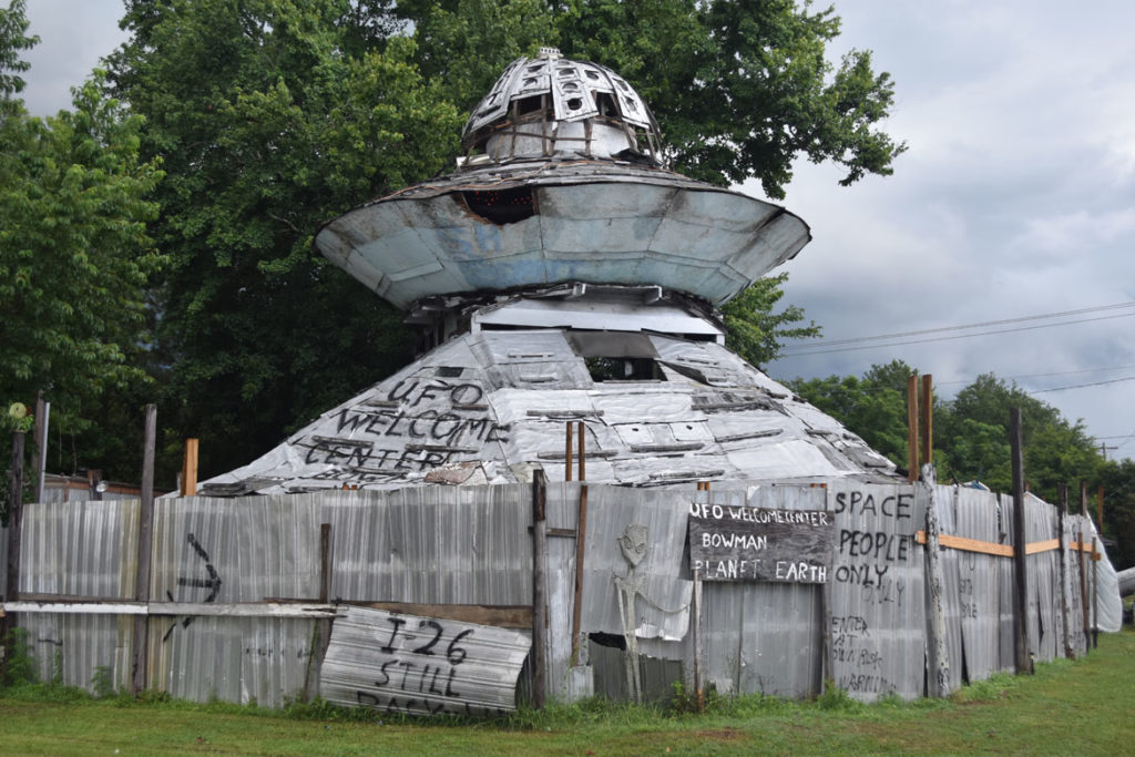 UFO Welcome Center in Bowman, South Carolina, June 20, 2019. (Greg Cook)