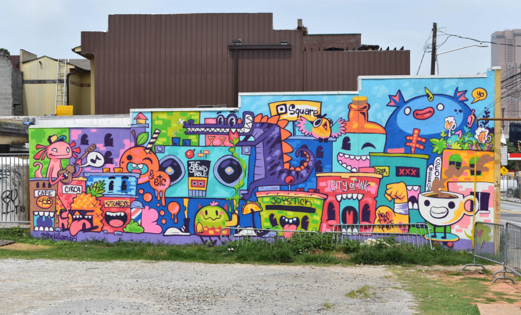 Mural in Atlanta, Georgia, June 24, 2019. (Greg Cook)