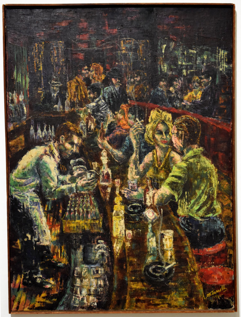 Wadsworth Jarrell, "Untitled (Nightclub Painting)," 1960. (Courtesy Kavi Gupta gallery, Chicago)
