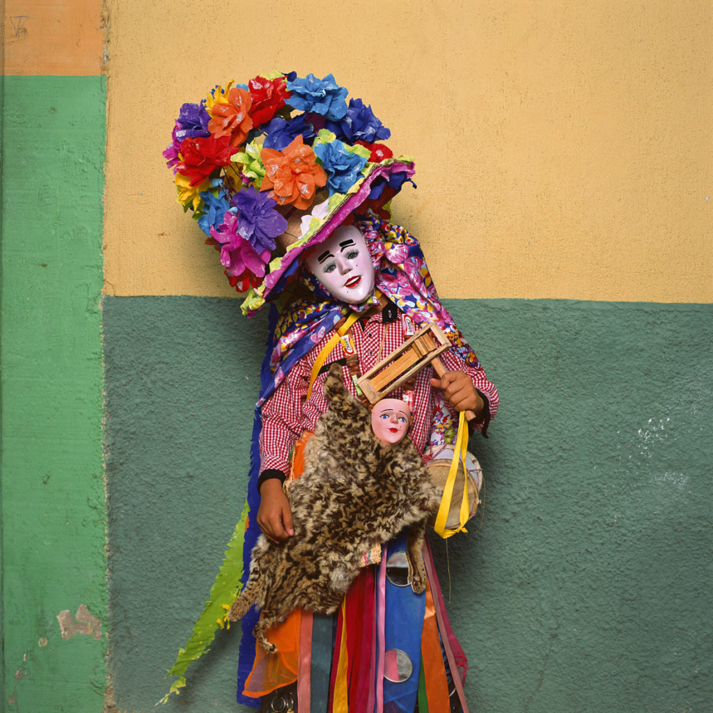Phyllis Galembo, "Guapo del Paraje, Handsome One," 2015, from "Mexico Masks | RItuals." (Courtesy)