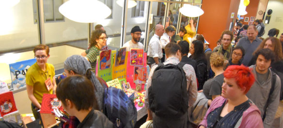 MICE (Massachusetts Independent Comics Expo) at Lesley University, Oct. 19, 2019. (Greg Cook photo)