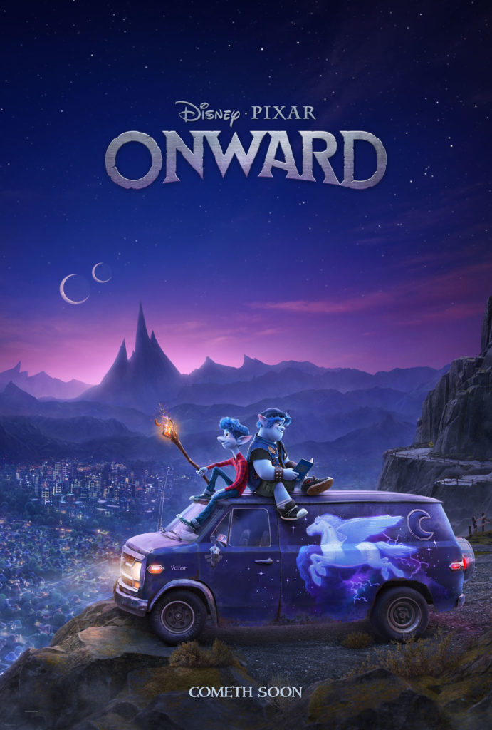 "Onward" poster. (©2019 Disney/Pixar)