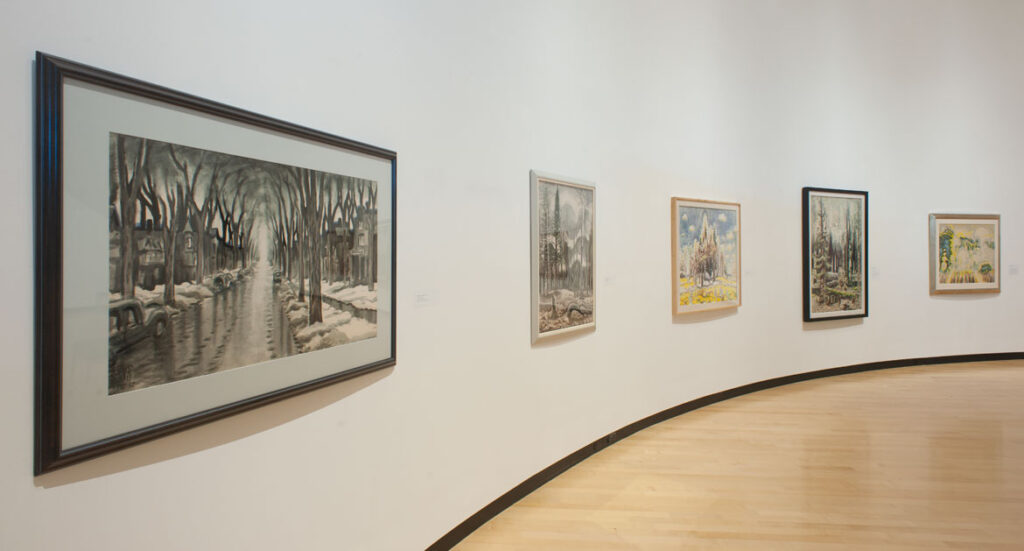 Charles E. Burchefield: A Lifetime of Themes” at the Burchfield Penny Art Center in Buffalo, New York, from Dec. 10, 2021, to May 1, 2022.