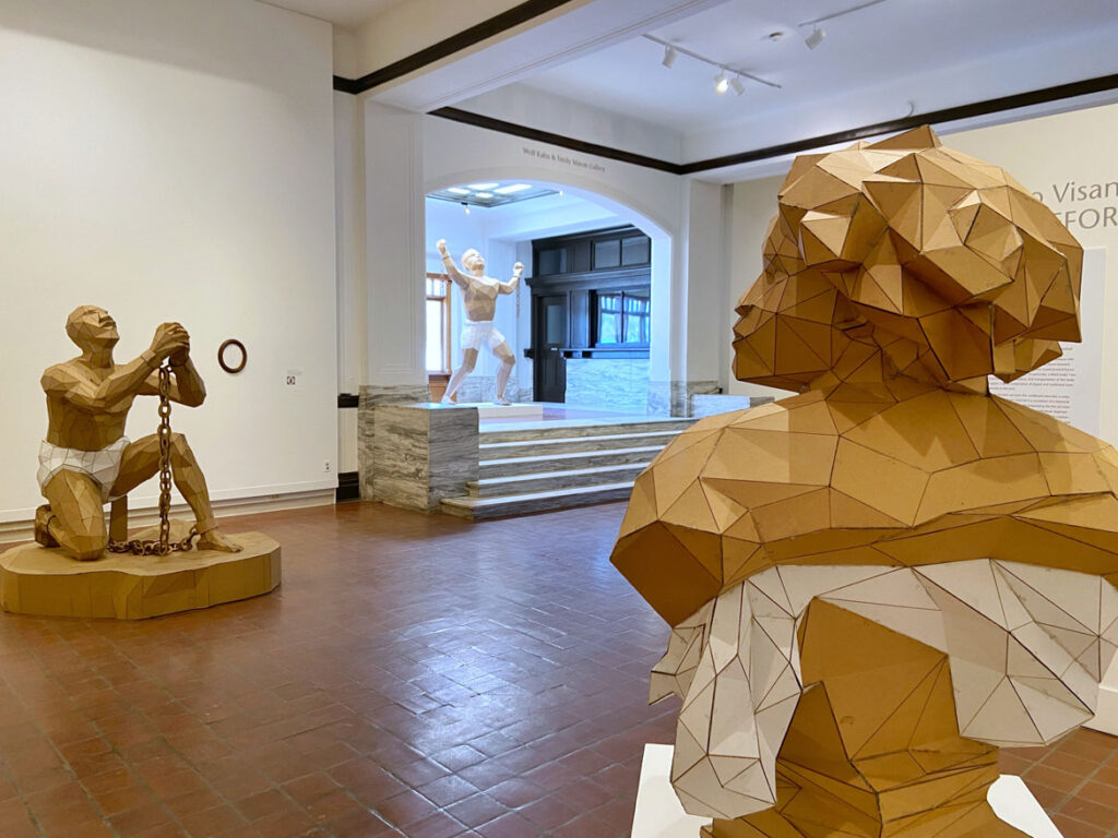 Roberto Visani's exhibition “Form/Reform” at the Brattleboro Museum & Art Center in Vermont, March 2022.