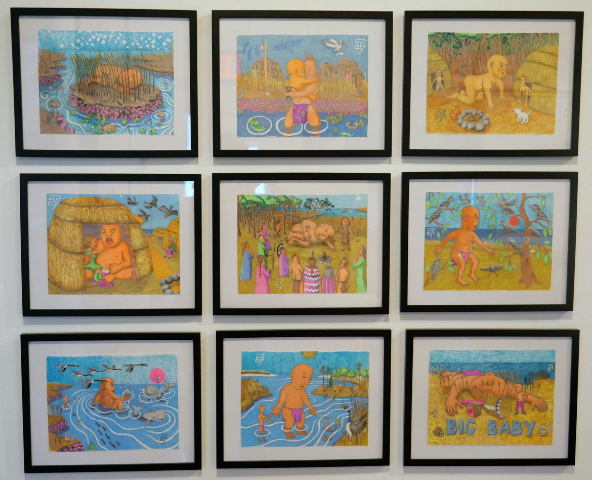 Robert Peters, "Nine Drawings from the Baby Moushop Series."