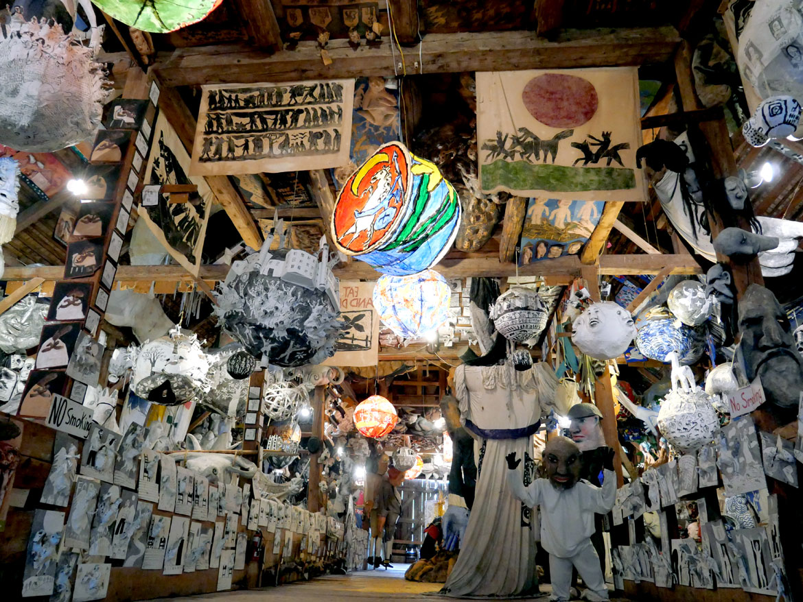 Bread and Puppet Museum, Glover, Vermont, 2022. (©Greg Cook photo)