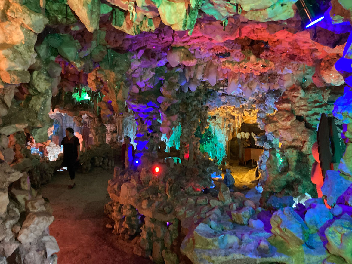 Dionicio-Rodriguez's Crystal Shrine Grotto at Memphis, Tennessee, 2023. (©Greg Cook photo)