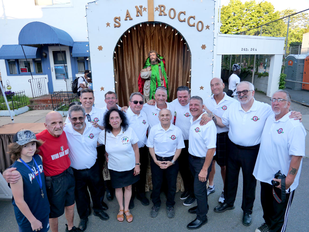 Saint Rocco's Feast on Friday, Aug. 11, 2023. (©Greg Cook photo)