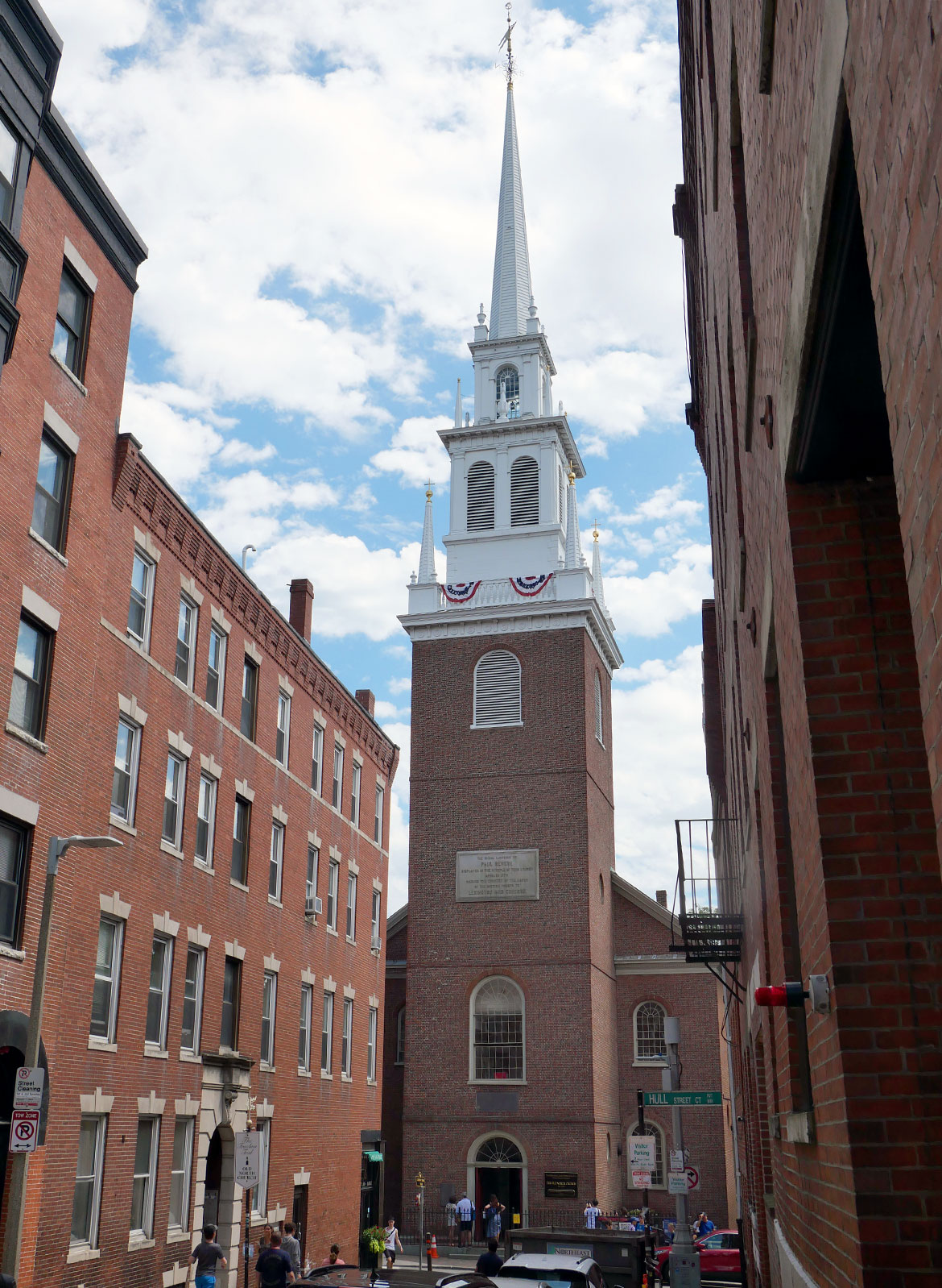 Boston's Old North Church, Aug. 13, 2023. (©Greg Cook photo)