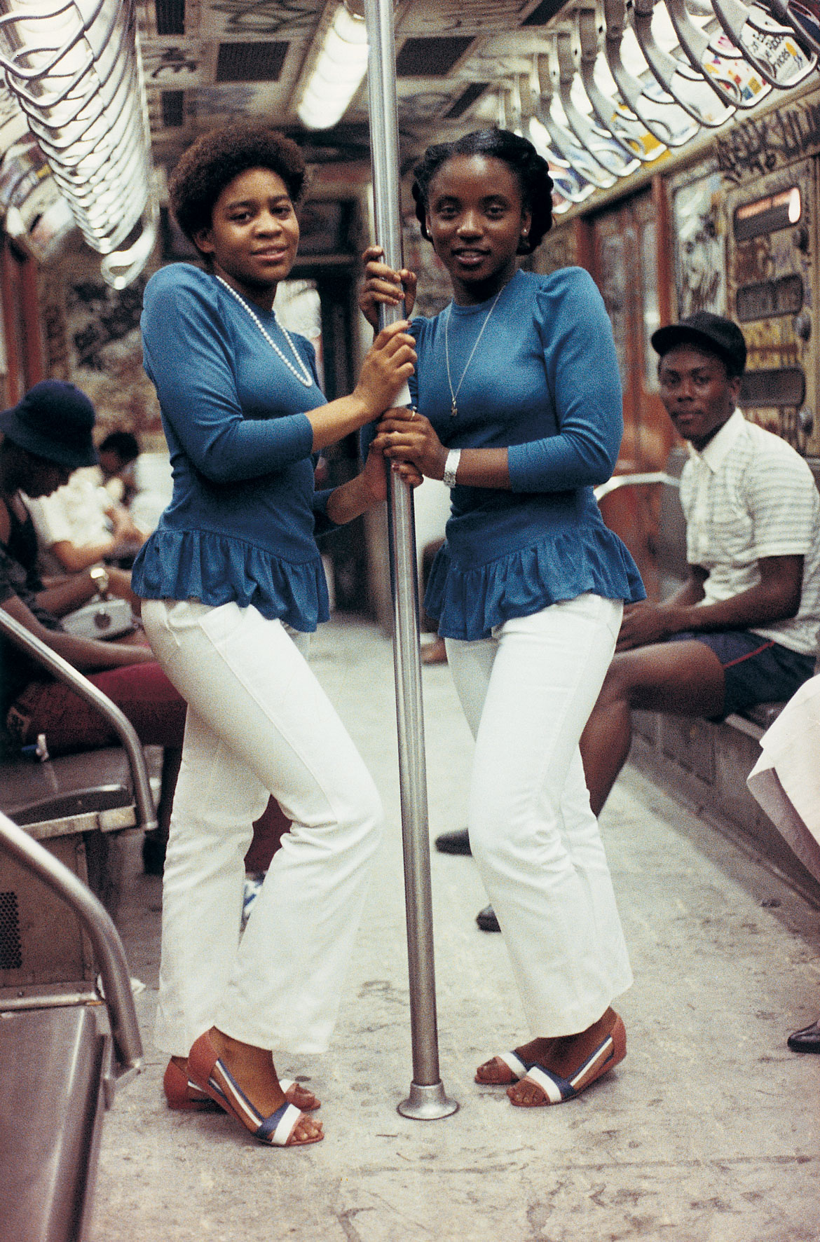 Jamel Shabazz, "Best Friends, Brooklyn, New York," 1981, from As We Rise: Photography from the Black Atlantic (Aperture, 2021). Courtesy Jamel Shabazz.