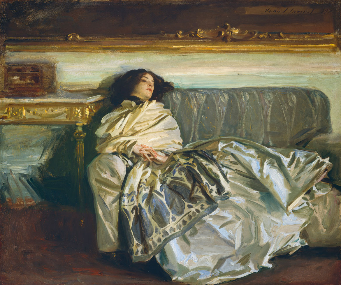 John Singer Sargent, "Nonchaloir (Repose)," 1911, oil on canvas.