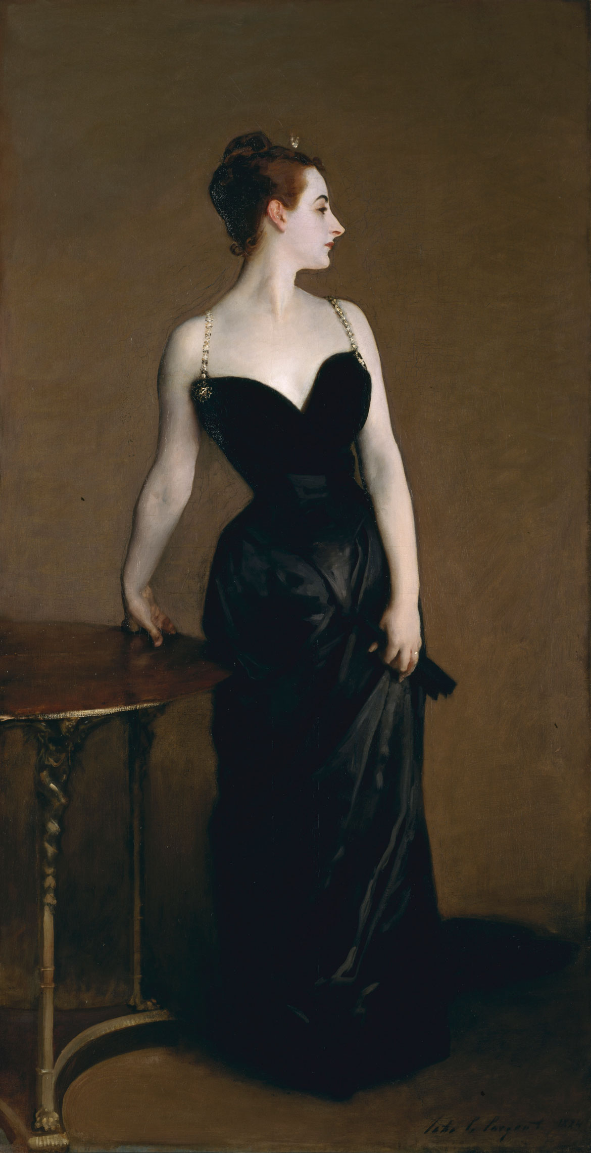 John Singer Sargent, "Madame X (Madame Pierre Gautreau)," 1883-1884, oil on canvas.